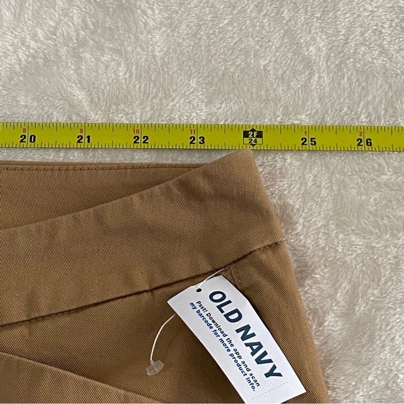 NWT OLD NAVY / Bootcut Khaki Crumb on Down Pants Size 26 - Picture 8 of 10